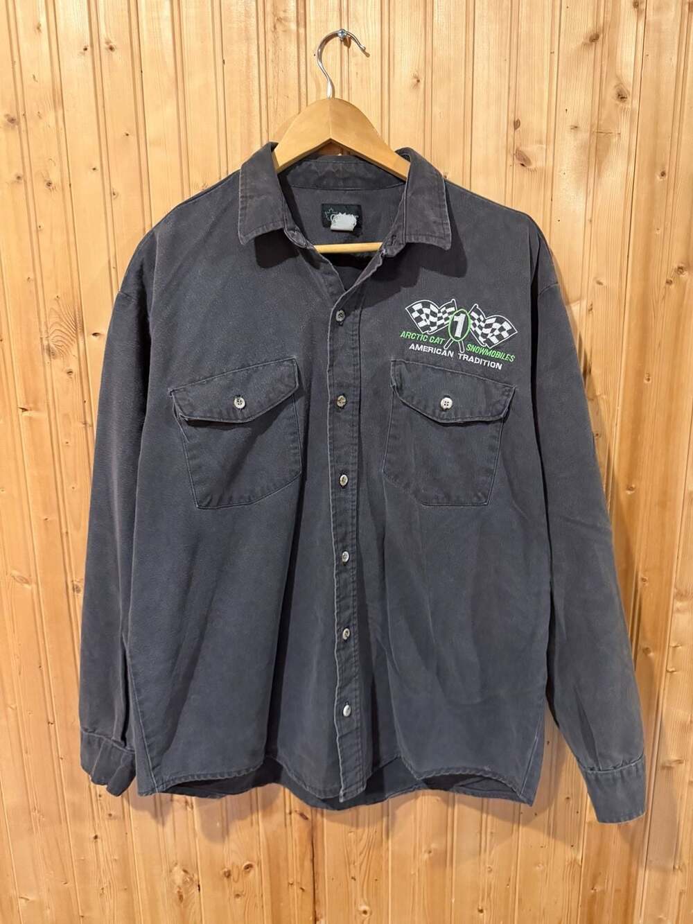 Codet Arctic Cat Snowmobiles American Tradition Embroidered Work Shirt